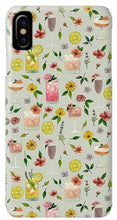 Load image into Gallery viewer, Cocktails and Flowers Pattern - Phone Case