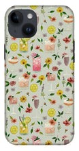 Load image into Gallery viewer, Cocktails and Flowers Pattern - Phone Case