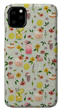 Load image into Gallery viewer, Cocktails and Flowers Pattern - Phone Case