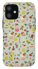 Load image into Gallery viewer, Cocktails and Flowers Pattern - Phone Case