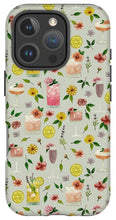 Load image into Gallery viewer, Cocktails and Flowers Pattern - Phone Case