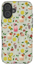 Load image into Gallery viewer, Cocktails and Flowers Pattern - Phone Case