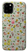 Load image into Gallery viewer, Cocktails and Flowers Pattern - Phone Case