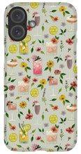 Load image into Gallery viewer, Cocktails and Flowers Pattern - Phone Case