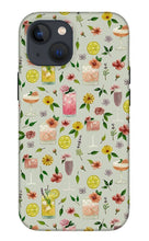 Load image into Gallery viewer, Cocktails and Flowers Pattern - Phone Case
