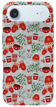 Load image into Gallery viewer, Coffee and Mittens Christmas Pattern - Phone Case