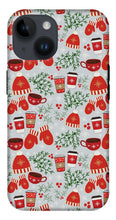 Load image into Gallery viewer, Coffee and Mittens Christmas Pattern - Phone Case