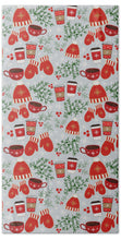 Load image into Gallery viewer, Coffee and Mittens Christmas Pattern - Beach Towel
