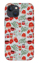 Load image into Gallery viewer, Coffee and Mittens Christmas Pattern - Phone Case