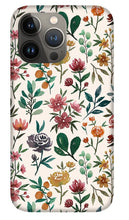 Load image into Gallery viewer, Colorful Watercolor Flowers - Phone Case