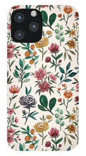 Load image into Gallery viewer, Colorful Watercolor Flowers - Phone Case