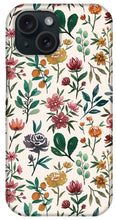 Load image into Gallery viewer, Colorful Watercolor Flowers - Phone Case