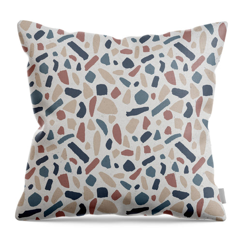 Cool Terrazzo Pattern - Throw Pillow