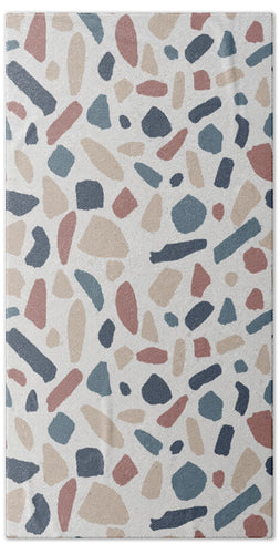 Cool Terrazzo Pattern - Beach Towel