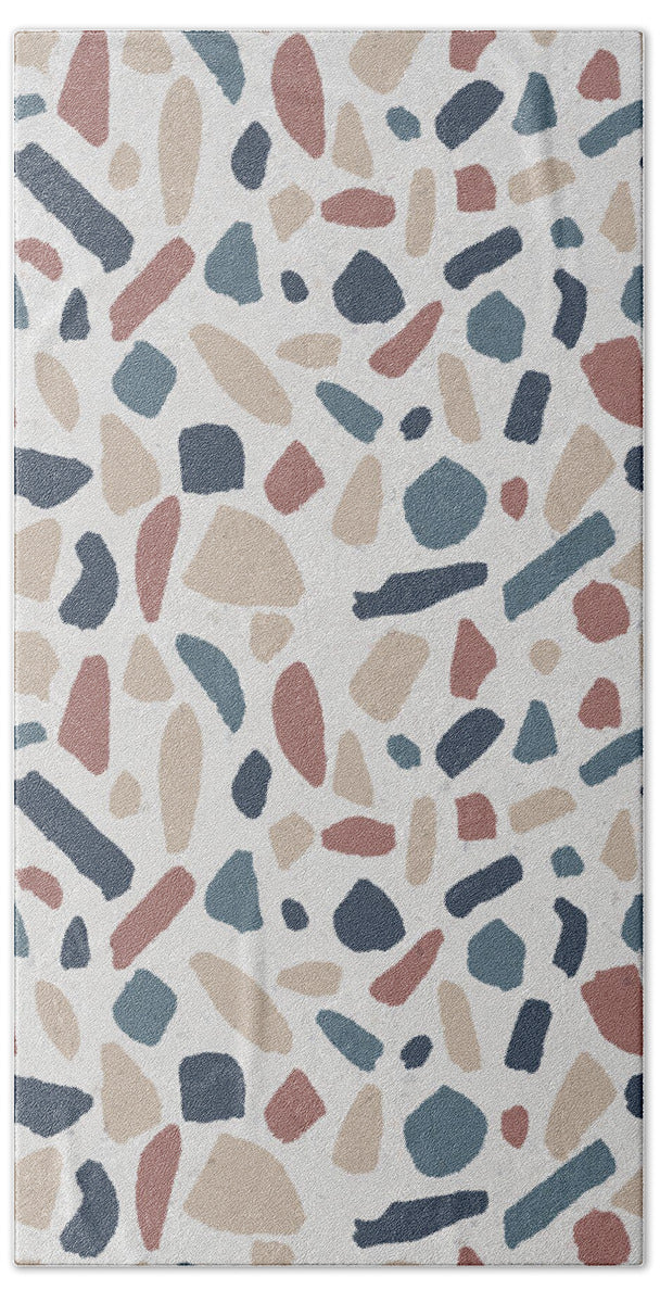 Cool Terrazzo Pattern - Beach Towel