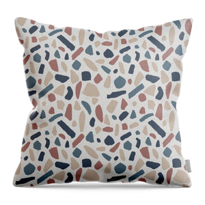 Cool Terrazzo Pattern - Throw Pillow