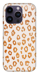 Copper Leopard Print - Phone Case