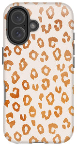 Copper Leopard Print - Phone Case