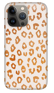 Copper Leopard Print - Phone Case