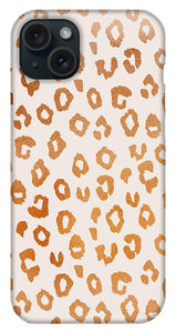Copper Leopard Print - Phone Case