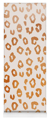 Copper Leopard Print - Yoga Mat