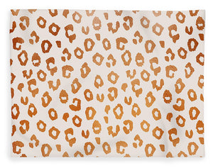 Copper Leopard Print - Blanket