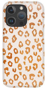 Copper Leopard Print - Phone Case