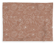 Load image into Gallery viewer, Copper Magnolia Pattern - Blanket