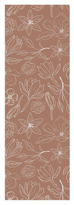 Copper Magnolia Pattern - Yoga Mat