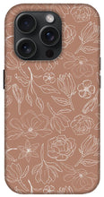 Load image into Gallery viewer, Copper Magnolia Pattern - Phone Case