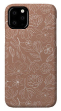 Load image into Gallery viewer, Copper Magnolia Pattern - Phone Case