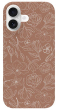 Load image into Gallery viewer, Copper Magnolia Pattern - Phone Case