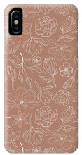 Load image into Gallery viewer, Copper Magnolia Pattern - Phone Case