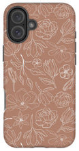 Load image into Gallery viewer, Copper Magnolia Pattern - Phone Case