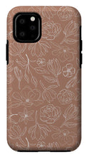 Load image into Gallery viewer, Copper Magnolia Pattern - Phone Case