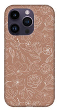Load image into Gallery viewer, Copper Magnolia Pattern - Phone Case
