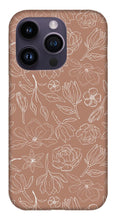 Load image into Gallery viewer, Copper Magnolia Pattern - Phone Case