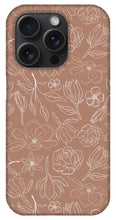 Load image into Gallery viewer, Copper Magnolia Pattern - Phone Case