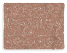 Load image into Gallery viewer, Copper Magnolia Pattern - Blanket