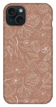 Load image into Gallery viewer, Copper Magnolia Pattern - Phone Case