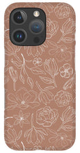Load image into Gallery viewer, Copper Magnolia Pattern - Phone Case