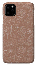 Load image into Gallery viewer, Copper Magnolia Pattern - Phone Case