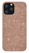 Load image into Gallery viewer, Copper Magnolia Pattern - Phone Case