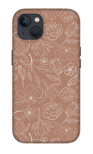 Load image into Gallery viewer, Copper Magnolia Pattern - Phone Case