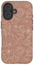 Load image into Gallery viewer, Copper Magnolia Pattern - Phone Case