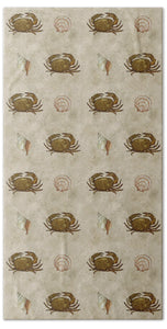 Crab Pattern - Bath Towel