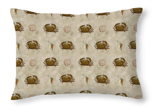 Crab Pattern - Throw Pillow
