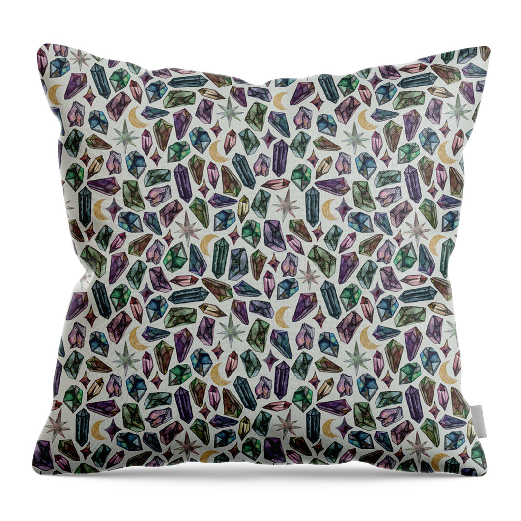 Crystal Pattern - Throw Pillow