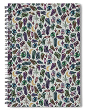 Load image into Gallery viewer, Crystal Pattern - Spiral Notebook