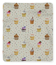 Load image into Gallery viewer, Cupcakes Pattern - Blanket